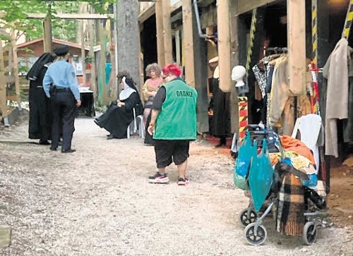 Der Backstage-Bereich des Naturtheaters während einer Vorstellung
Foto: NTR