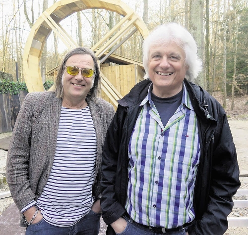 Die Regisseure Michael Gaedt und Alexander Reuter (von links) fiebern der Premiere von 