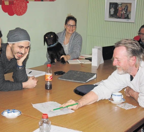 Brainstorming bei der Bühnenbildbesprechung / Foto: NTR