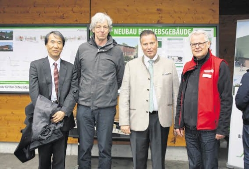 Nobutaka Maekawa, Christoph Mast, Peter Hauk und Rainer Kurze (von links) / Foto: NTR