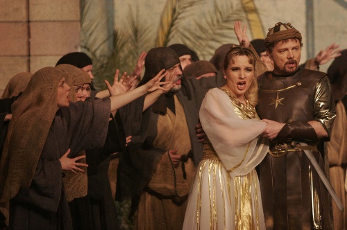 Szene aus »Nabucco«. Die Verdi-Oper ist am 21. August im Reutlinger Naturtheater zu erleben / Foto: privat