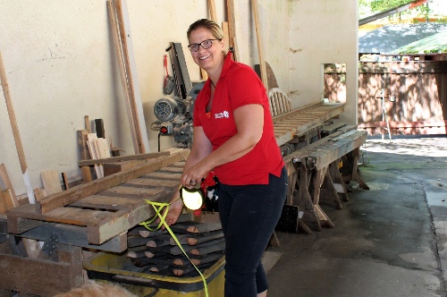 Susanne Hammann ist auch im Bühnen- und Requisitenbau tätig